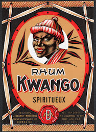 #ZLW010 - Kwango Rum Label