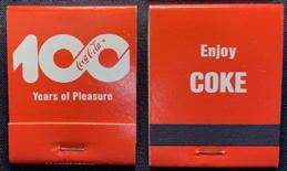 #CC461 - Coca Cola Match Pack from the 1988 100 Year Anniversary