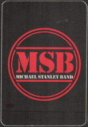 ##MUSICBP0282  - Michael Stanley Band OTTO Backstage Pass