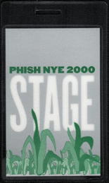 ##MUSICBP0393  - PHISH Laminated OTTO Backstage "Stage" Pass - Famous New Year's Eve Performance Big Cypress Reservation in 2000