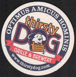 #TMSpirits120 - Thirsty Dog Beer Coaster