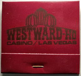 #TOB1MATCHES128 - Full Unused Pack of  Westward-Ho Matches - Defunct Vegas Casino
