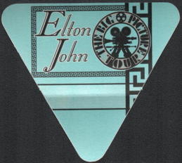 ##MUSICBP0722 - Elton John OTTO Cloth Backstage Pass from the 1997 The Big Picture Tour
