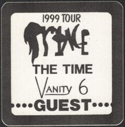 ##MUSICBP0018  - 1982 Prince with The Time and Vanity 6 OTTO Guest Backstage Pass from the 1999 Tour