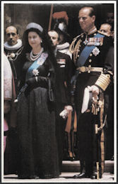 #PL419.09 - Royal Family Sovereign Series No.2 Postcard - Queen Elizabeth and Prince Philip's Audience with the Pope