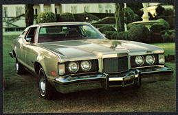#BGTransport585 - 1975 Mercury Cougar XR-7 Advertising Postcard