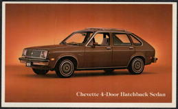 #BGTransport571 - 1979 Chevette 4-Door Hatchback Postcard
