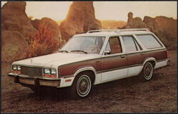 #BGTransport568 - 1979 Mercury Zephyr Villager Wagon Advertising Postcard