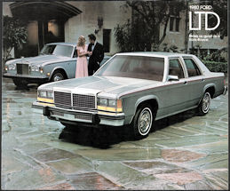 #BGTransport178 - Dealer Showroom Brochure Catalog for All 1980 Ford LTD Models