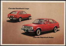 #BGTransport572 - 1982 Chevette Coupe and Sedan Postcard