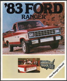 #BGTransport188 - Dealer Showroom Catalog for 1983 Ford Ranger Trucks