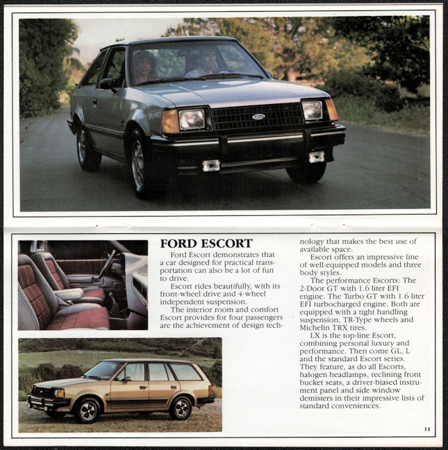 #BGTransport176 - Dealer Showroom Catalog for All 1985 Ford Cars