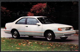 #BGTransport592 - 1987 Mercury Topaz Postcard