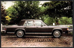 #BGTransport588 - 1987 Mercury Grand Marquis Postcard