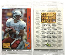 #BHSports144 - Rare Classic Pro Line Limited Edition 1993 Football Draft Card Set