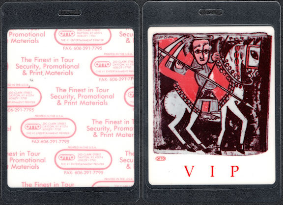 ##MUSICBP0390 - Uncommon Laminated Paul Simon OTTO Backstage VIP Pass from the 1989 Graceland Tour