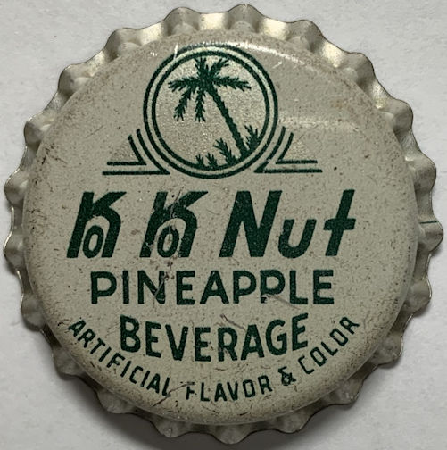 Rare Ko Ko Nut Pineapple Soda Bottle Cap