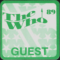 ##MUSICBP0200 - The Who OTTO Cloth Guest Backst...