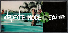 ##MUSICBQ0211 - Scarce Depeche Mode Sticker Advertising the Release of the Exciter Album in 2001