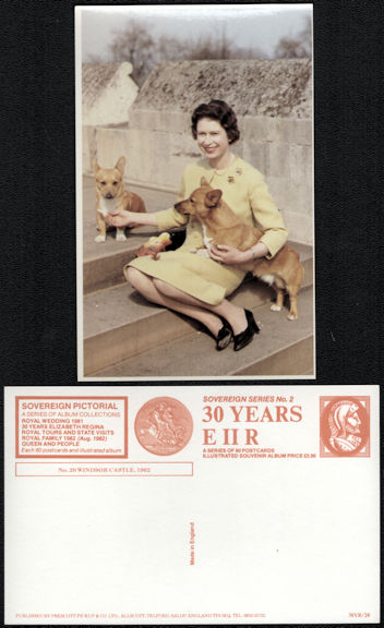 #PL419.03 - Royal Family Sovereign Series No.2 Postcard - Queen Elizabeth
