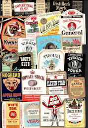 #ZLW252 - Group of 20 Different Liquor Labels - Some of our best ones