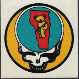##MUSICGD2080 - Grateful Dead Goes to Vermont Tour Sticker/Decal