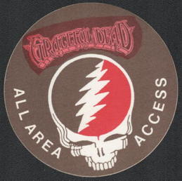 ##MUSICBP2255 - Grateful Dead Fasson Cloth Backstage Pass from the 1990s
