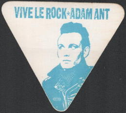 ##MUSICBP2256 - Adam Ant OTTO cloth Backstage Pass from the 1985 Vive Le Rock Tour