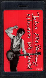 ##MUSICBP2259 - John Mellencamp Laminated OTTO Backstage Pass from the 1992 Whenever We Wanted Tour