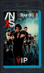 ##MUSICBP2265 1990-91 INXS OTTO Laminated VIP Backstage Pass