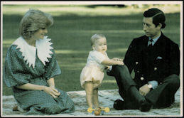 #PL419.01 - Charles & Diana in the Antipodes Postcard