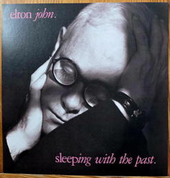 ##MUSICBQ0260 - Two-Sided Elton John Record Store Sign - Sleeping with the Past
