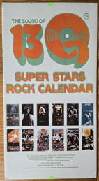 ##MUSICBQ0276 - Super Stars Rock Calendar - 1975