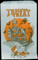 #HH029 - Halloween Treat Bag w Kids and Haunted...