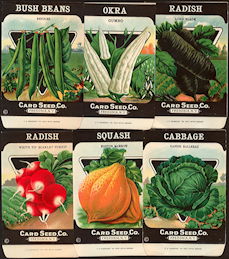 #CE090 - 30 Different Card Seed Packets