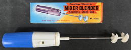 #MISCELLANEOUS396 - Cordless Battery Operated Drink Mixer in Illustrated Box - Barware