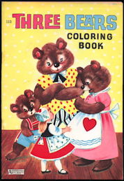 #TY704 - Rare Big Little Coloring Book - Goldil...