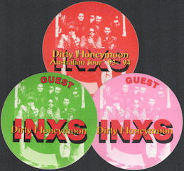 ##MUSICBP0899 - Three Different INXS OTTO Cloth...