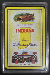 #MISCELLANEOUS400 - Souvenir Deck of Indiana Playing Cards in Original Packaging