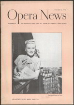 ##MUSICBQ0030 - 1940s Opera News Magazine