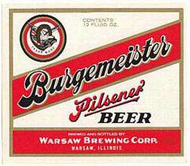#ZLBE005 - Burgemeister Pilsener Beer Label