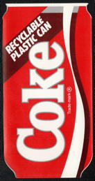 #CC448 - Group of 3 Coca-Cola Recyclable Plastic Can Brochures