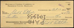 #PL475 - Mid 1950s Republican Committee Check