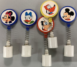 #CH586  - Set of Four Different Disney Pencil Toppers