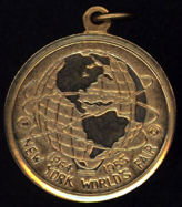 #MS220 Gold Plated 1964-65 World's Fair Charm