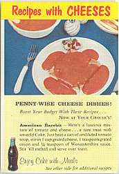 #CC041 - Group of 4 Coca Cola Recipe Sheet - Ch...