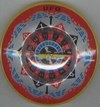 #TY057 - Made in Japan Tin Friction UFO Toy