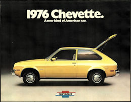 #BGTransport183 - Dealer Showroom Brochure Catalog for All 1976 Chevrolet Chevette Models