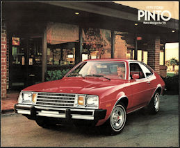 #BGTransport181 - Dealer Showroom Brochure Catalog for All 1979 Ford Pinto Models