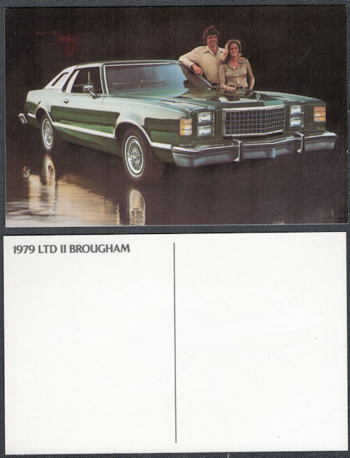 #BGTransport551 - 1979 Ford LTD Brougham Advertising Postcard